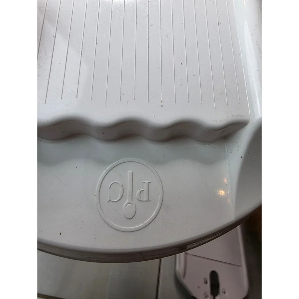 Pampered Chef Adjustable Slicer White Gray‎ Stainless Steel Blade 1169 Guard A2